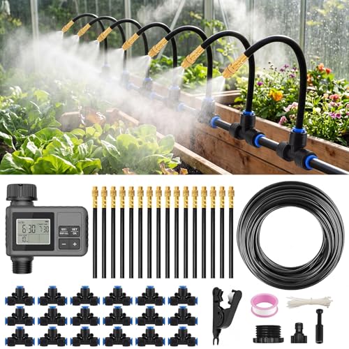 Sistema de Riego Automático, Set Riego por Goteo con Sensor de Ll...