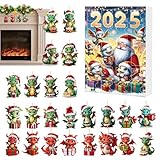 Décoration de Noël parfaite : idéal pour les fenêtres, les portes, les murs, les rétroviseurs de voiture, les arbres de Noël et les fêtes. Le calendrier offre des possibilités de conception illimitées pour une période de Noël confortable et est polyvalent.