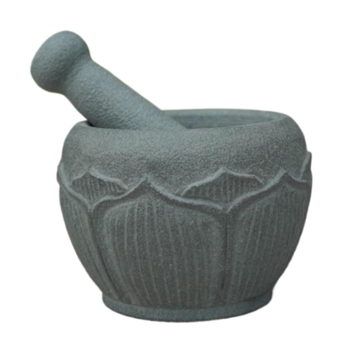 Zestaw Moździerza I Tłuczka Akcesoriów Kuchennych Rzeźbiony Zabytkowy Kamienny Moździerz Kruszarka Bluestone Grinder Pounding Jar Pestle Set Jadalnia