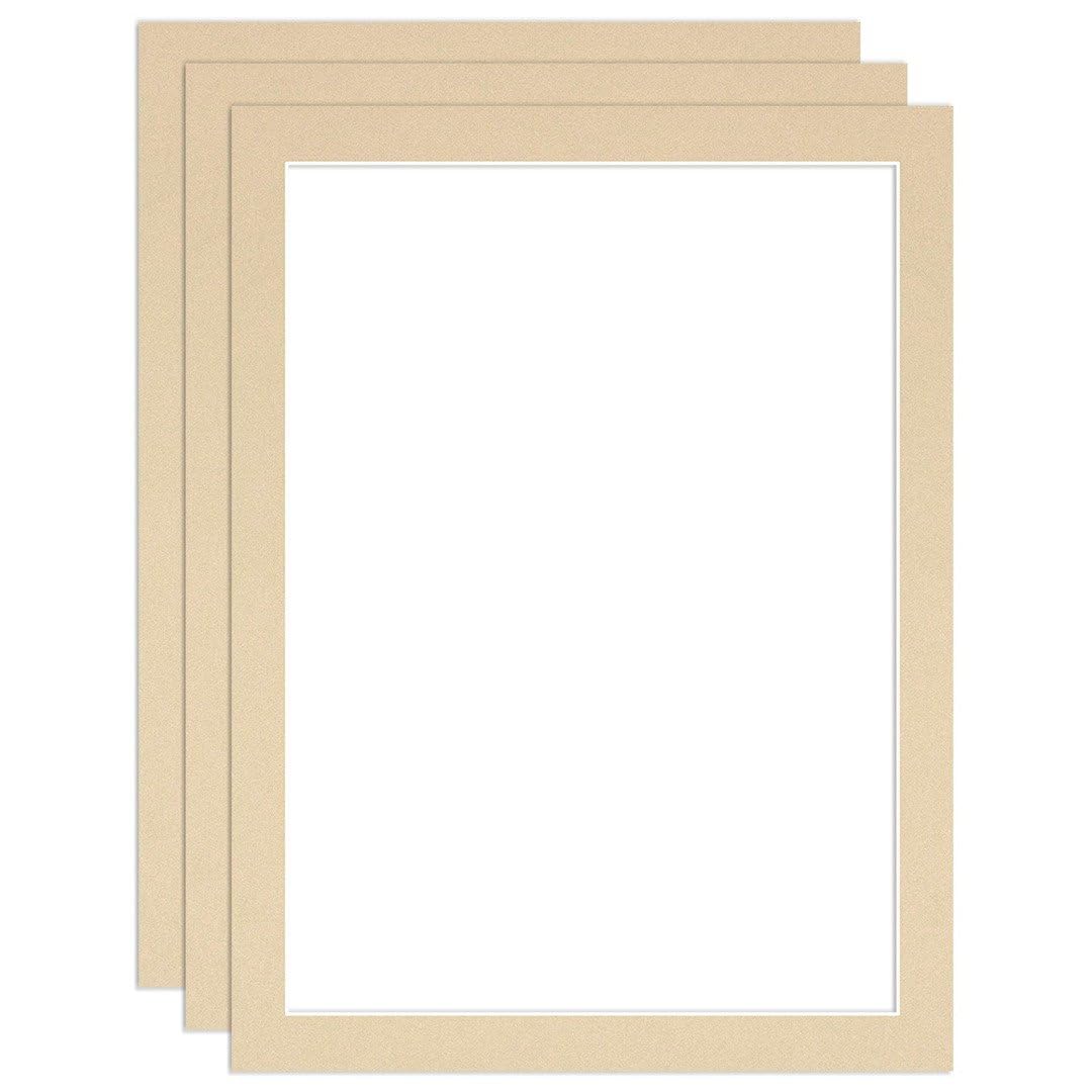 Procut Global 16x12" Ivory Picture Mounts - Fits 14x10" Photo Size — image 1