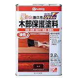 カンペハピオ 油性木部保護塗料 チーク 3.2L