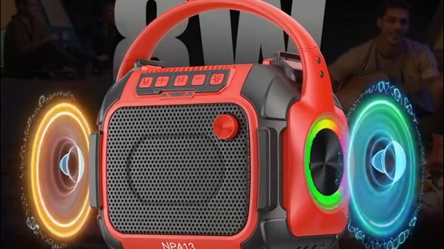 Altoparlanti Bluetooth, altoparlante senza fili portatile con luce RGB