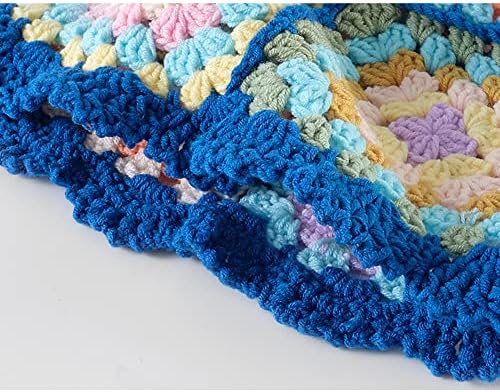 Rivweten Damen Häkelmütze Baumwolle - Lockere Strickmütze Mit Blumenmuster In Verschiedenen Farben