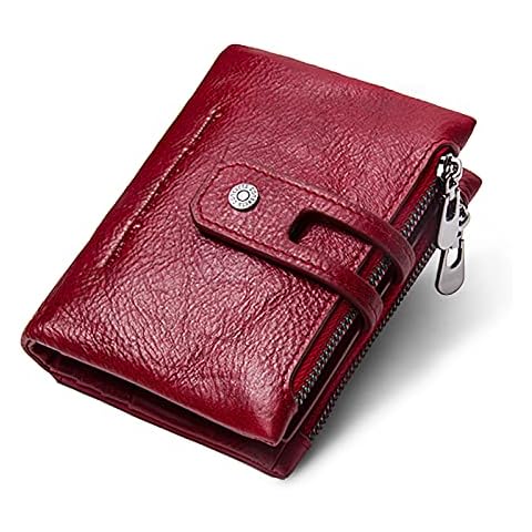 FORRICA Cartera de Cuero para Hombre y Mujer con Portamonedas y Tarjetero Cover