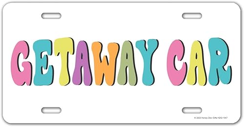 Miniatura 10 de Honey Dew Gifts, Yeehaws and Hellnaws, 12 pulgadas por 6 pulgadas, hecho en Estados Unidos, placa de matrícula divertida, placas de vanidad para