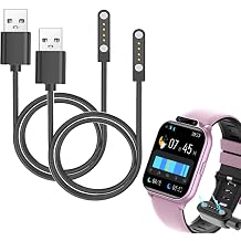 Smart Watch Charger Cables Compatible with Monowul P70 1.85 NO APP Fitness Tracker Smartwatch with games, 2-Pack