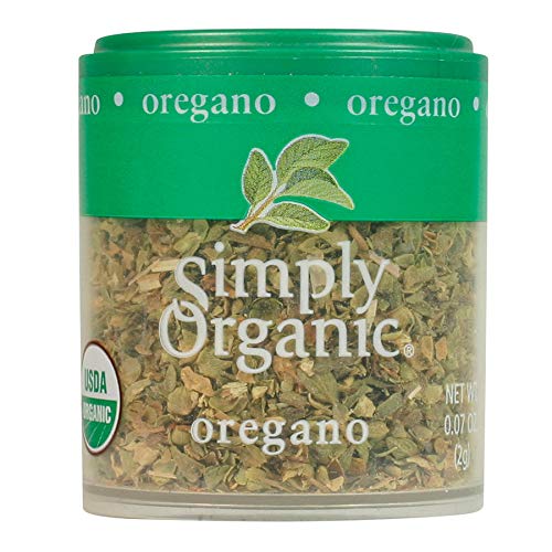 Simply Organic Oregano Leaf, Cut & Sifted, Certified Organic | 0.07 oz | Origanum onites