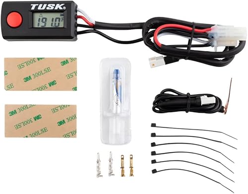 TUSK Kit de ventilador de radiador digital termostato negro para KTM 300 XC-W Seis días 2017-2018