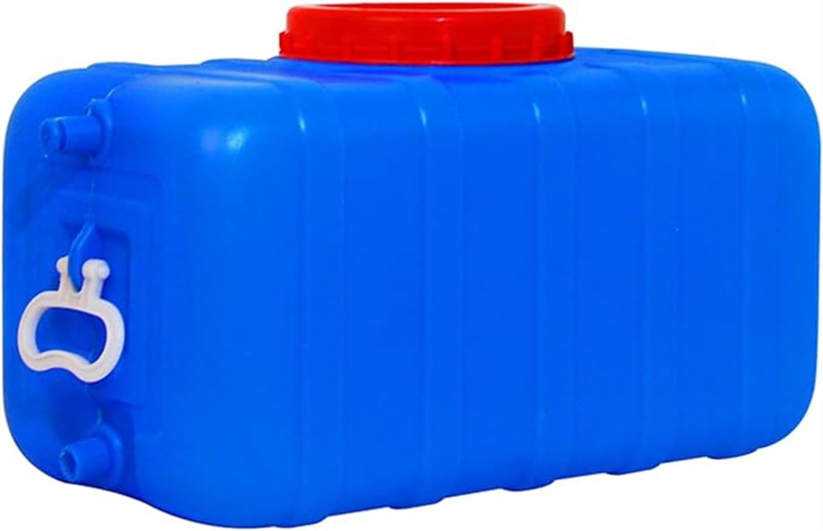 Serbatoio dell'Acqua Blu Contenitore Portatile con Rubinetto, Brocca Trasporto for Campeggio, Escursionismo All'aperto, Orizzontale di Emergenza