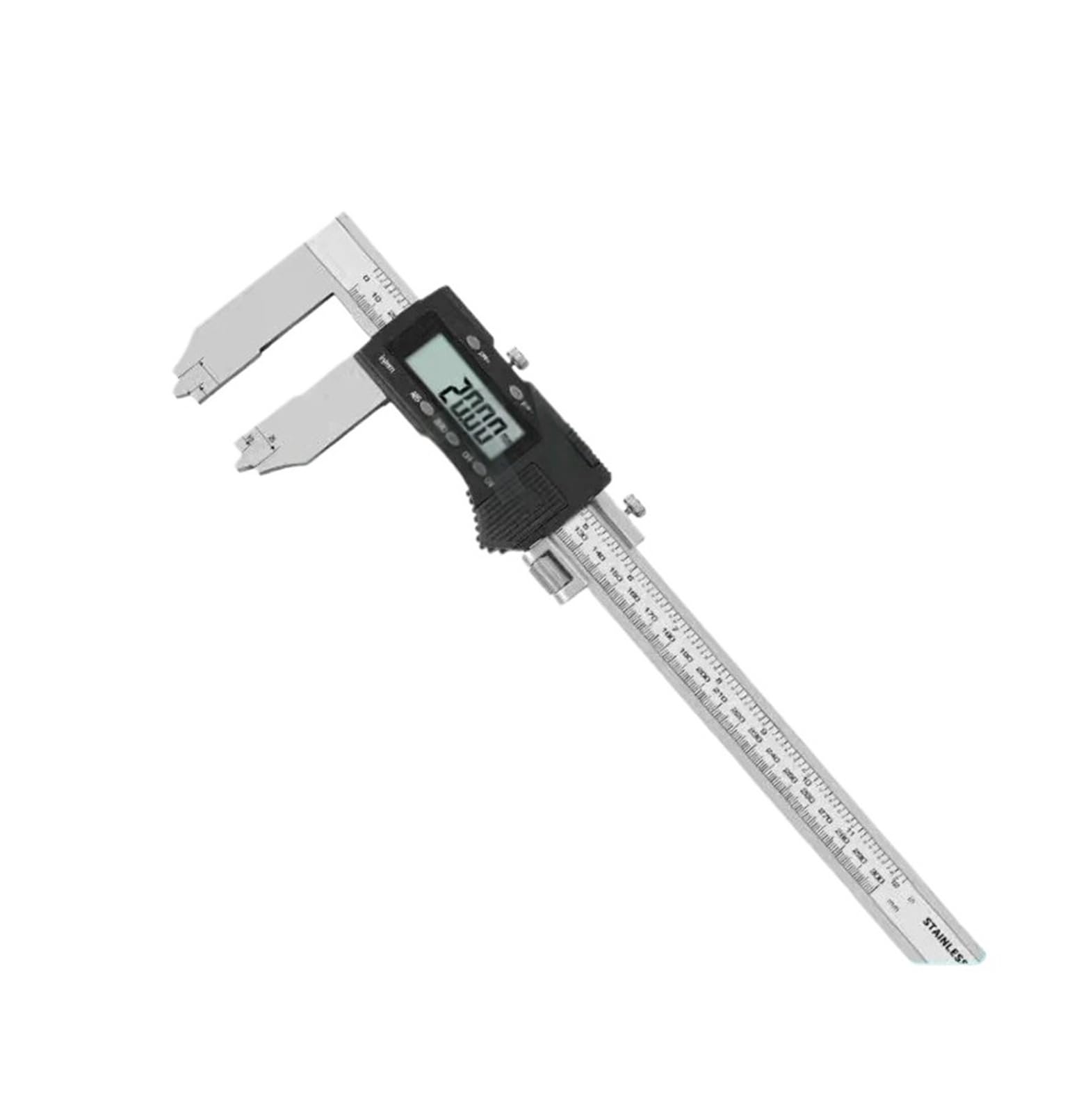 Calibrador digital de brida de 0 a 300 mm, calibre Vernier de 0,01 mm, ranura interior de acero inoxidable de 0,02 mm(Digital 0-300mm)