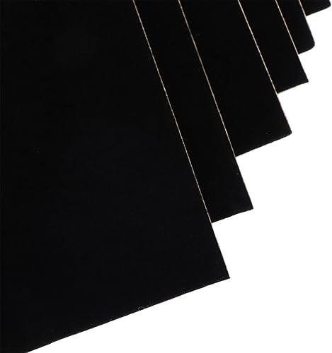 Miniatura 8 de Forro de terciopelo suave, 10 unidades, autoadhesivo, color negro, para cajones de joyas, armarios de manualidades, manualidades, manualidades, 11.6