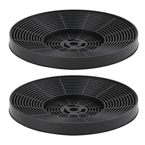 LT Easiyl 2 ventiladores extractores de cocina de 175 mm con filtro de carbono AMFILT1 compatible con campana de vidrio en ángulo Apelson