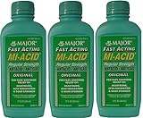 Mi Acid Antacid Anti Gas Liquid Generic for Mylanta Regular Strength Liquid, Lemon Flavor, 12-Oz...