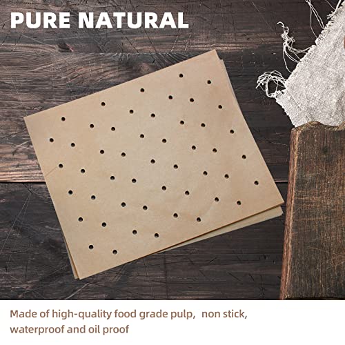 Xloey Air Fryer Parchment Paper, 100 Pcs Unbleached Air Fryer Parchment Paper,9X11 Inch Disposable Air Fryer Liners, Square Air Fryer Liners Compatible With Cuisinart, Breville And More #TOP6