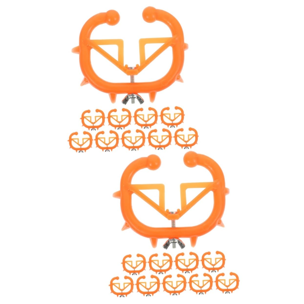 Toyvian 2 Set Anello Svezzamento Per Da Clip Per Naso Bestiame Accessori Per Allevamento Strumento Antisucchio Facile Da Usare E Resistente 12 Pezzi*2