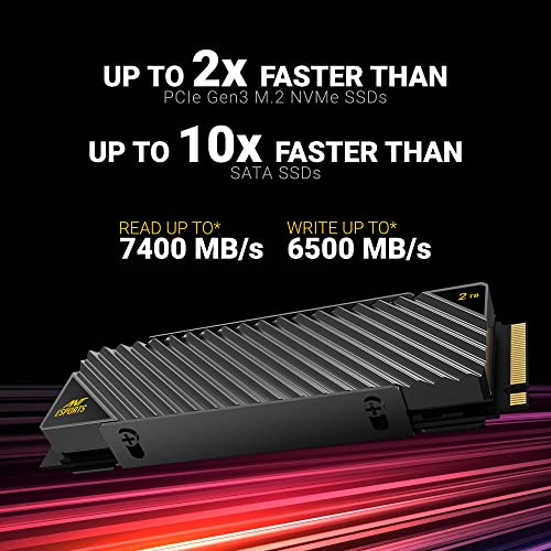 Image of Ant Esports 690 Neo Ultra M.2 NVMe 2TB Internal Solid State Drive /SSD with NVMe PCIe Gen4x4, Compliant with PCI Express 4.0, speeds of Upto Read /Write - 7400 /6500 MB /s Compatible with PC and Laptop