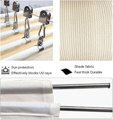 Store ondulé imperméable et rétractable pour protéger la terrasse - 4