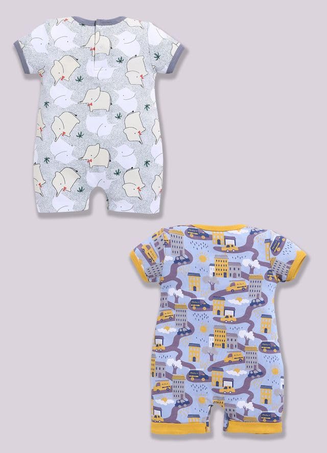 Image of BABYGO Baby Rompers Pack of 2