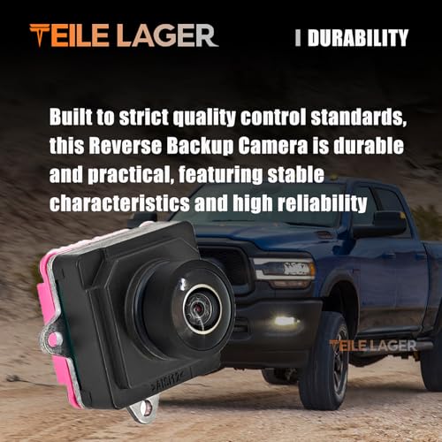 Image of 04672735AD Rear View Camera Compatible witth Dodge Ram 2500 3500 2019-2024 Reverse Backup Camera Reversing Parking Assist Camera 04672735AB