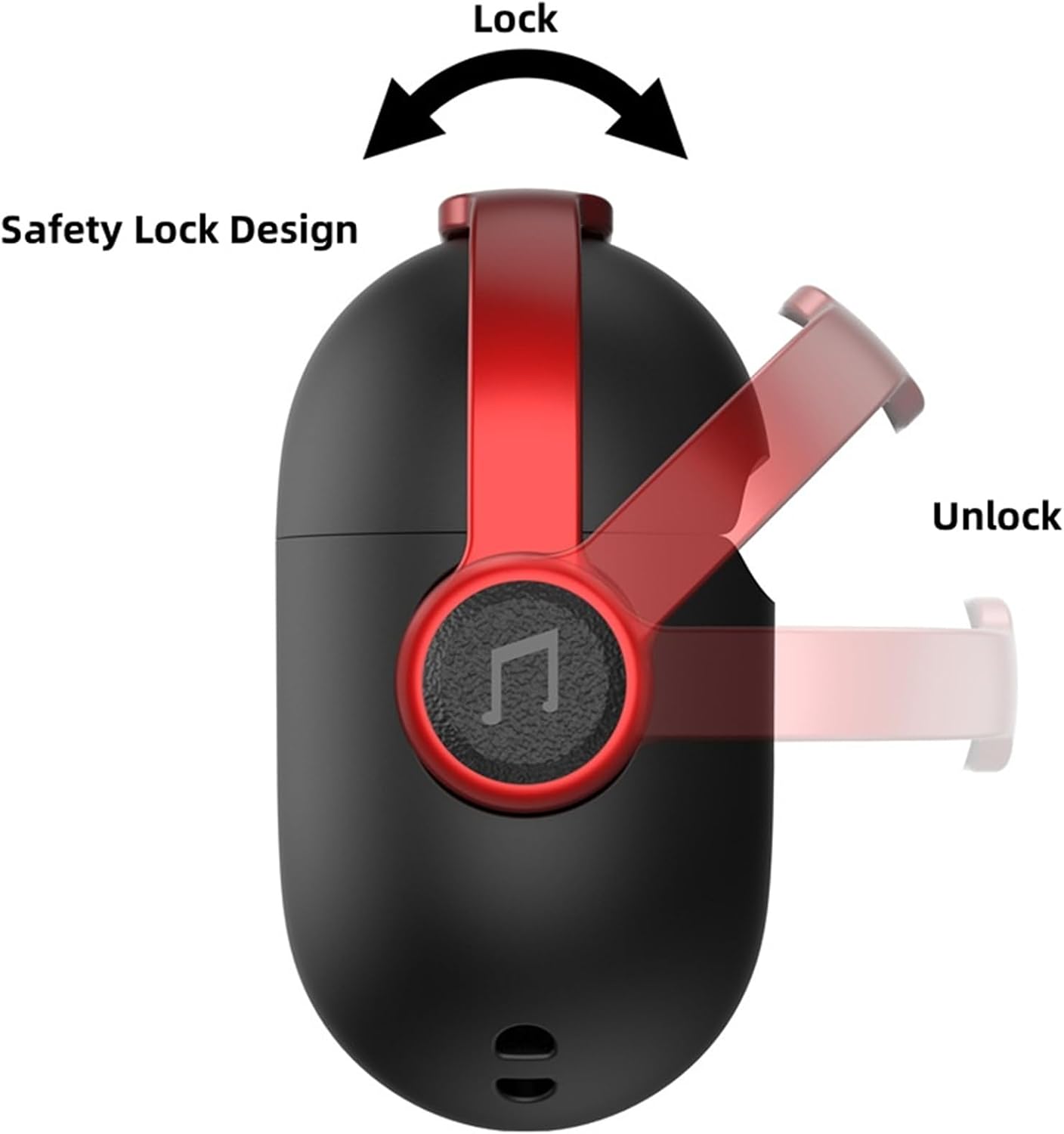 [3 in 1] Lock Case Compatible with AirPods Pro 3 with Lanyard Keychain image 5