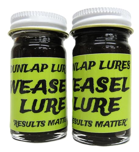 2 Dunlap's Weasel Lure - Dunlap Lures 1 Ounce Bottles
