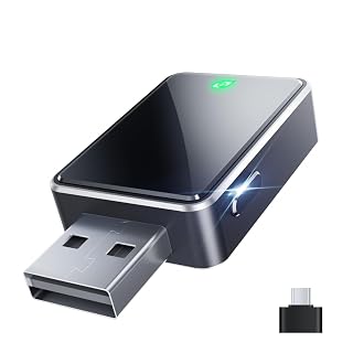 Wireless CarPlay Adapter, One Click Multi Device Switching Seamless Connection, Convert Wired to Wireless carplay, Compatible with iOS 10+, Android 11+, 2018 and Later Models - Amazon product rated Grade B