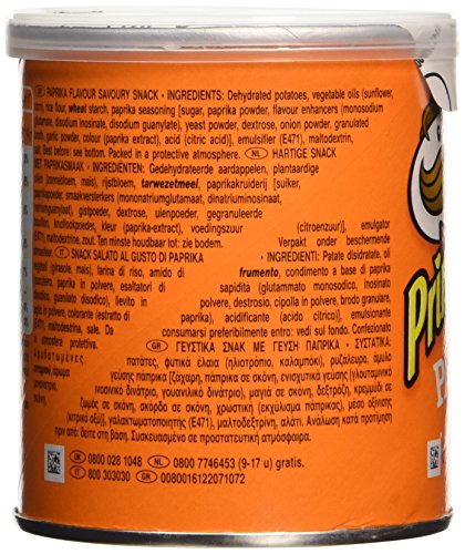 Pringles paprika 40 gr 12x | Peso totale 480 gr