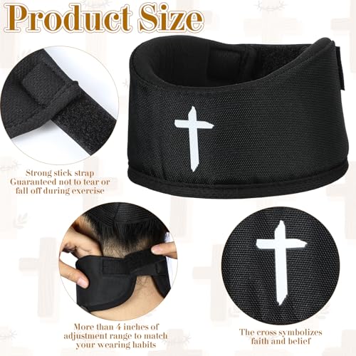 image for Newcotte Christian Hockey Neck Guard Cross Faith Cut Resistant Neck Gu