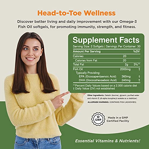 Omega-3-Fish-Oil-Supplement-EPA-DHA-Fish-Oil-Omega-3-Supplement-with-Immune-Booster-Brain-Vitamins-Burpless-Fish-Oil-2000-mg-for-Mood-Boost-Liver-Support-and-PMS-Relief-Support