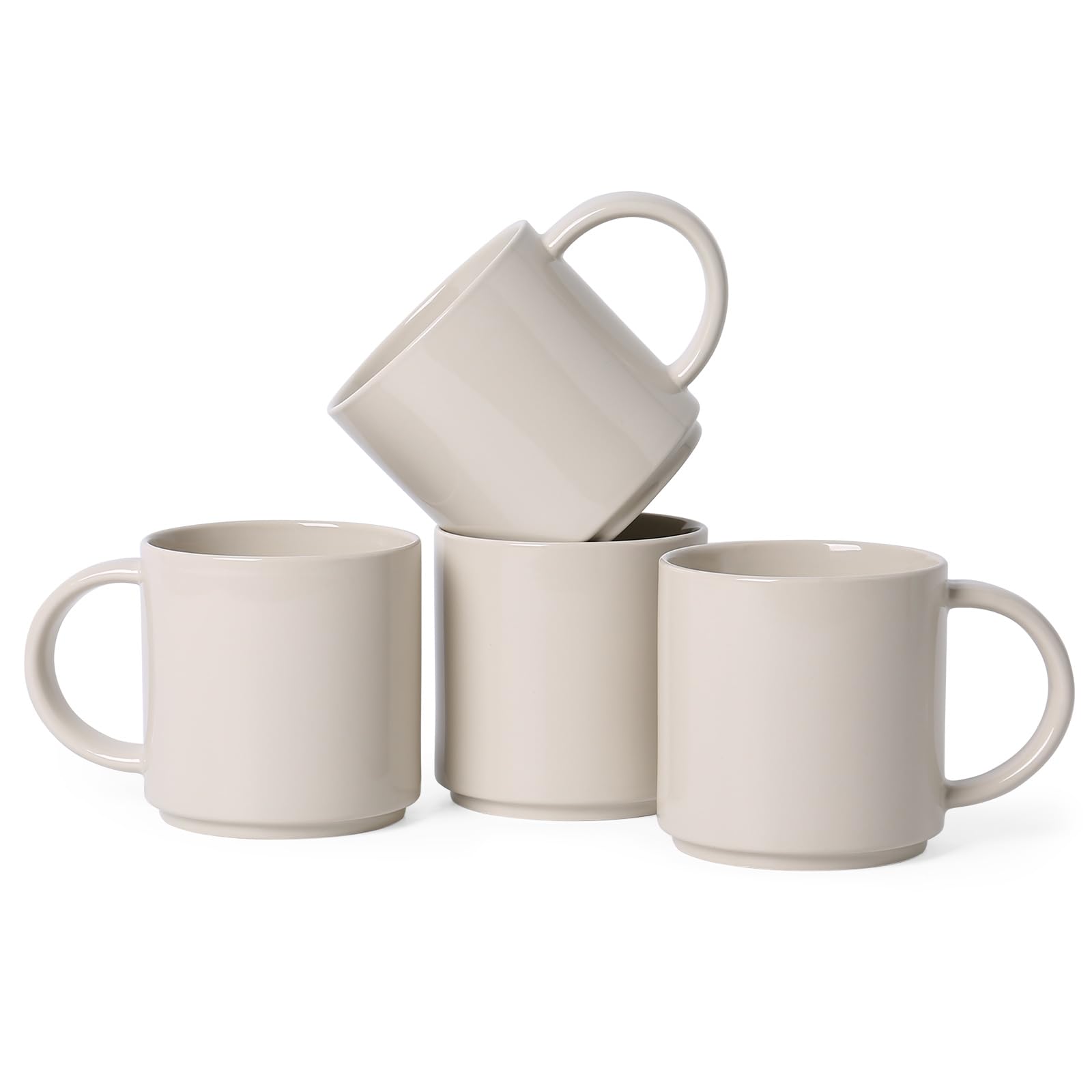 Amazon.com: ALOFMO Coffee Mugs Set of 4, Stoneware Coffee Cups