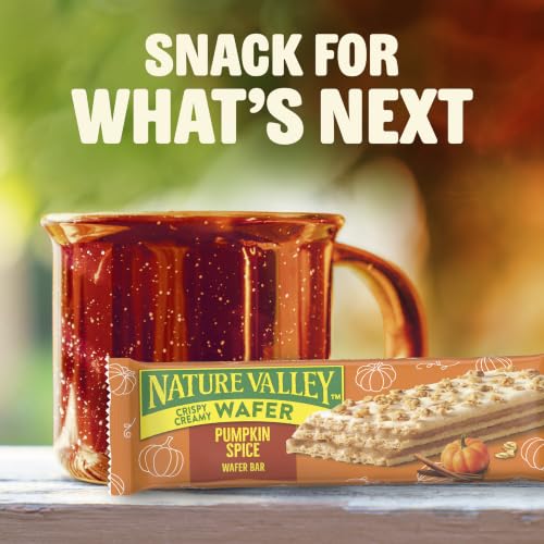 Image of Nature Valley Crispy Creamy Wafer Bars, Pumpkin Spice, Limited Edition Flavor, 5 Bars, 6.5 oz