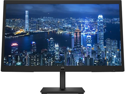 Image of HP P24v G5 24 inch 1920 x 1080 Full HD Edge LED LCD Monitor, 2-Pack Bundle with HDMI, and VGA, black