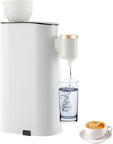 Dispensador de agua caliente instantáneo, mini dispensador de agua caliente portátil de escritorio para viajes, máquina de agua mineral embotellada