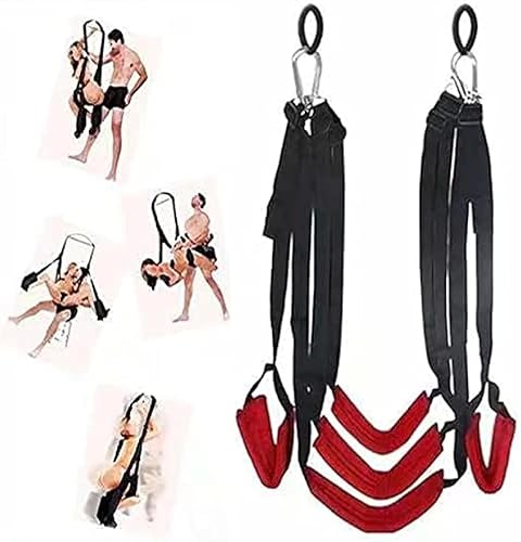 Chaise balançoire hamac Rouge réglable