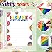 32 Pads Sticky Notes National Hispanic Heritage Month Stickers Reminder Spanish Decorations for Festival Celebration Party Favor Supplies Gifts