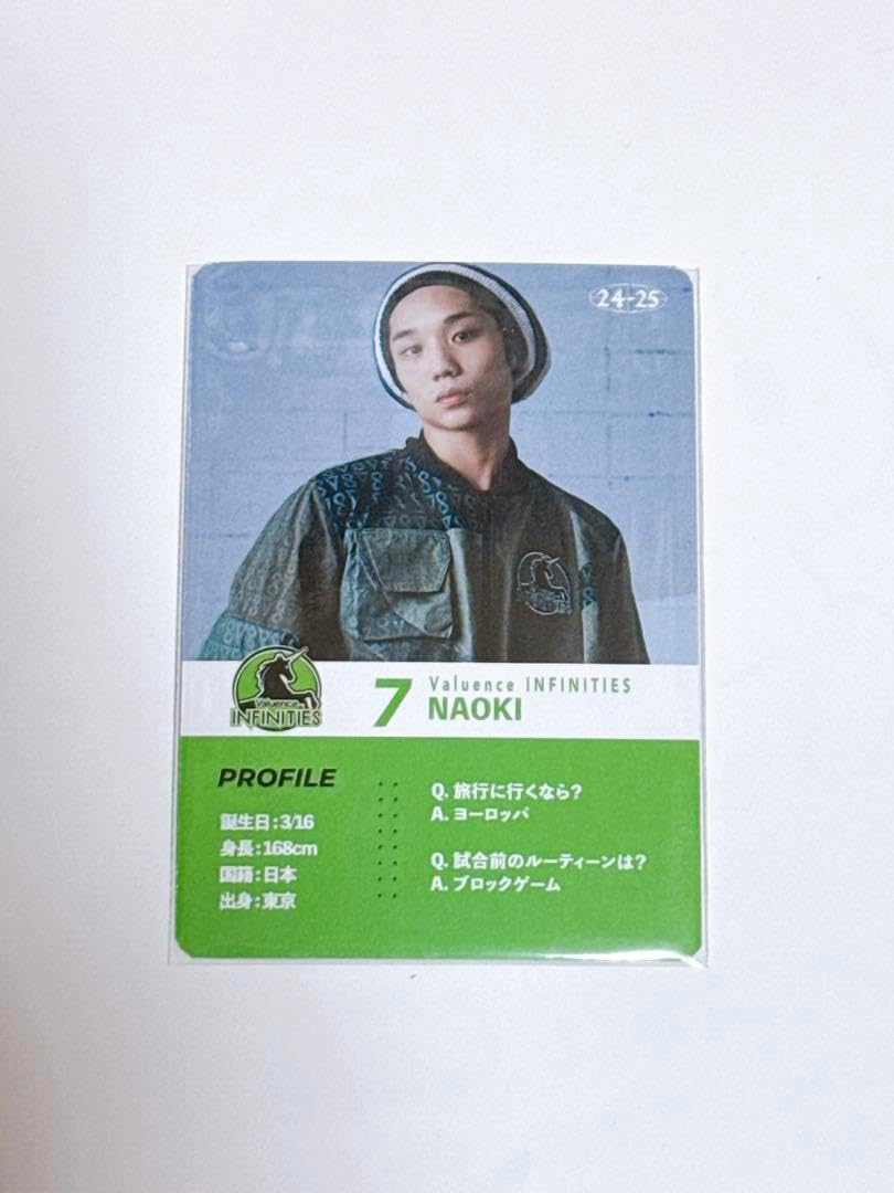 Dリーグ 24-25 トレカ Valuence INFINITIES NAOKI