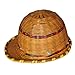 DOITOOL Bamboo Helmet Wooden Hard Hat Construction Helmet Girl Beanie Rattan Helmet Sun Straw Hat Worker Safety Hat Woven Straw Hat Beach Helmet for Workers Bucket Lid Travel Manual