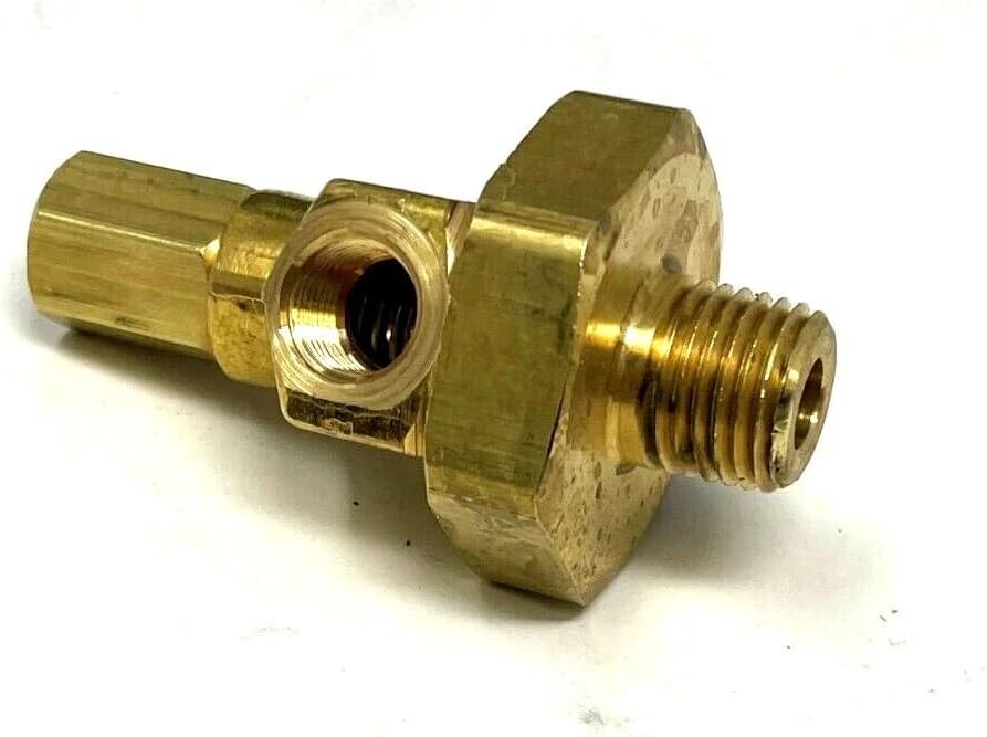 110827-001 Air Compressor Hydraulic Unloader Assembly - for Quincy 325 Pump Replaces 2023911501 2023-9115-01 110827001 - Replacement Unloader Valve - 14 PSI, 1/8" Ports, 1/4" Male NPT
