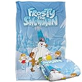 Frosty The Snowman Frosty and Kids Silky Touch Super Soft Throw Blanket 36' x 58'