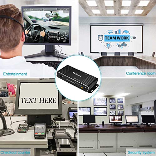 TESmart HDMI 2x1 Commutateur KVM HDMI 4K 3840x2160@60Hz 4:4:4 avec 2 Câbles KVM 5ft/1.5m Supportant Le Contrôle des… - Image 7