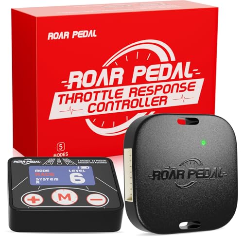 Roar Pedal Throttle Response Controller With Remote Controller, Electronic Racing Accelerator Compatible With Porsche Macan, Audi, Lamborghini, Porsche, Volkswagen