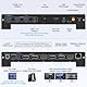 CMSTEDCD USB C KVM Docking Station für Laptop & Desktop 100W PD 4K60Hz HDMI Displayport KVM Switch 2 PC 3 Monitore 16-in-1, 1000Mbps Ethernet, 3xUSB 3.0, USB-C, 65W PD, SD Card Slot