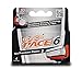 Dorco Pace 6- Six Blade Razor System Refill Cartridge - 4 Count, Pack of 3 (No Handle)