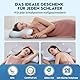 CloudÉtoile NackenKissen Kopfkissen Memory Foam ‑ 2‑in‑1 Ergonomisches Orthopädisches Kissen Viscoschaum Seitenschläferkissen, Höhenverstellbar Nackenstützkissen Memory-Schaum Kissen, Hellgrau 64x38cm