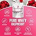 NATURELETICS HIMBEERE 1kg - Natürliches Premium Whey Protein aus Deutschland ohne Zusatz von Zucker, Süßstoffe, Aspartam & Sucralose - kohlenhydratarm – 22,6 % BCAA – reines Eiweißpulver