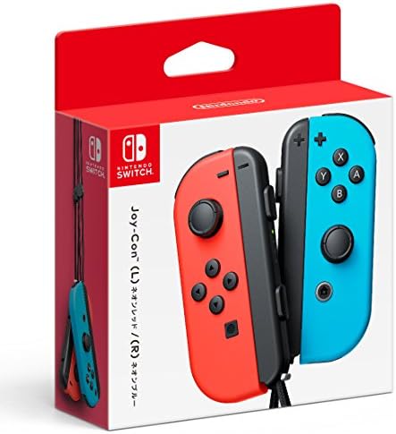 Nintendo Joy-Con (G) vermelho neon / (R) azul neon