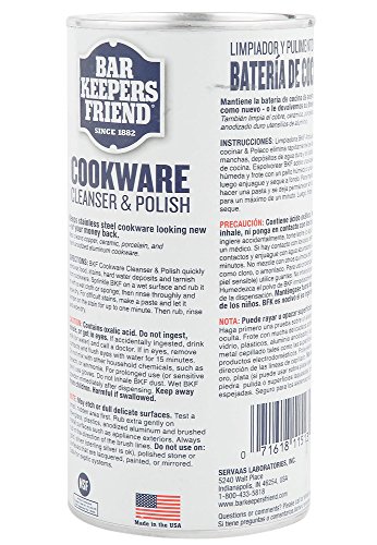Bar Keepers Friend Superior Cookware Cleanser & Polish | 12-Ounces | 1-Unit #TOP1