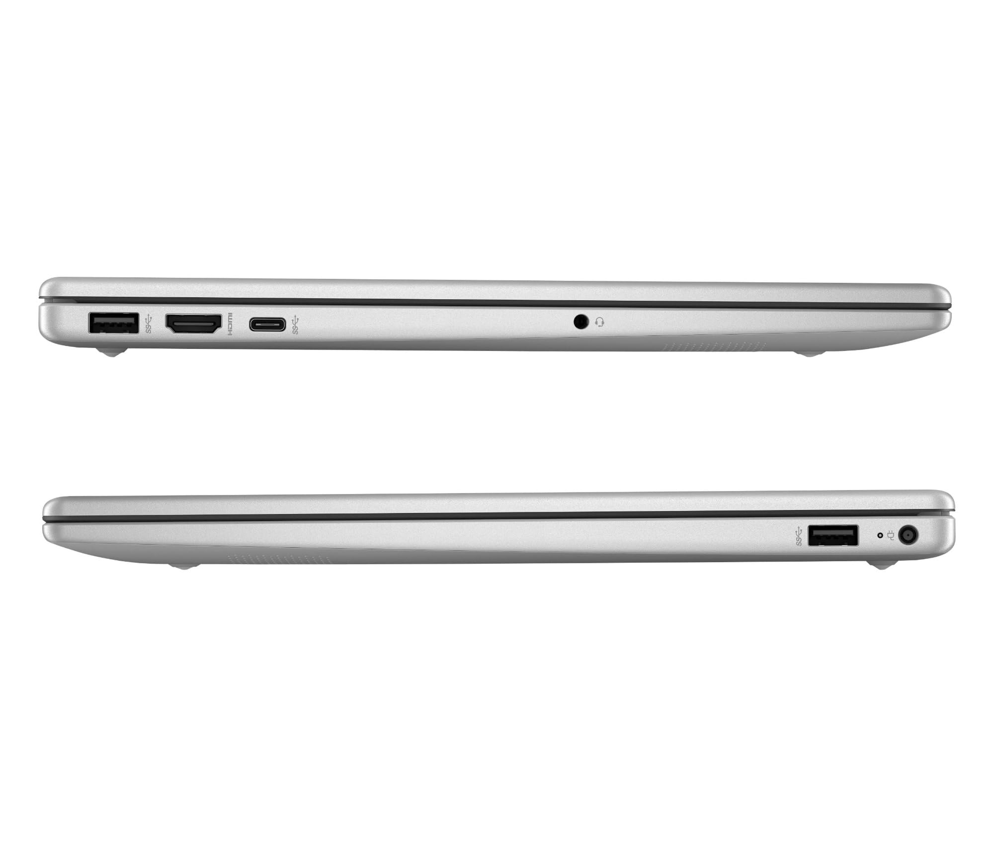 HP Laptop 15-fc0021sl, PC Portatile 15", Display FHD, Notebook, (AMD Ryzen 7 7730U, RAM 16GB, SSD 1TB, Windows 11), Computer Portatile, Uso quotidiano, Tastiera Italiana, QWERTY, Argento