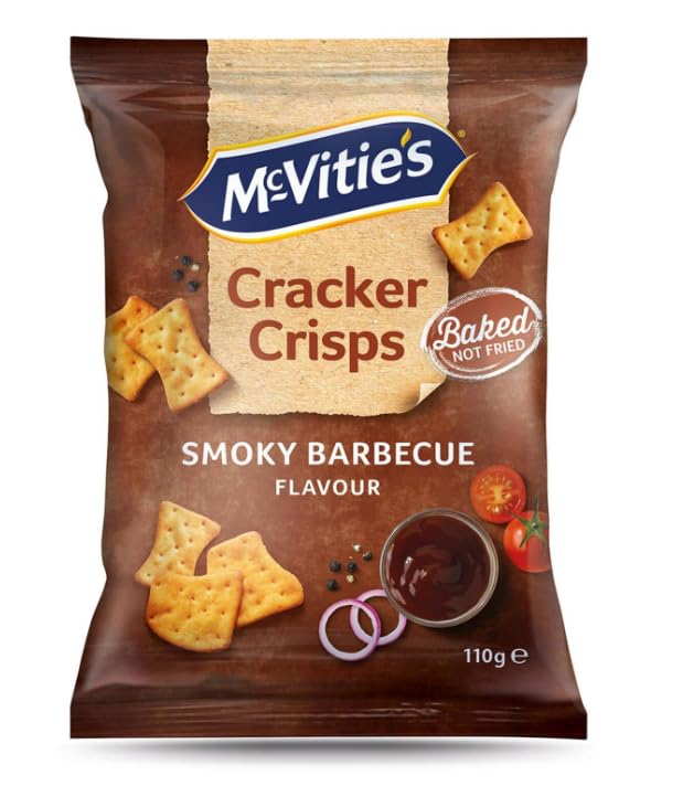 McVities Cracker Crisps Füme ve Barbekü, 110 Gr