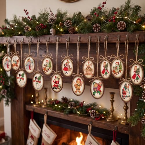 36 Pcs Vintage Christmas Ornaments - image 7